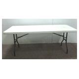 White Rubbermaid Folding Table - 6
