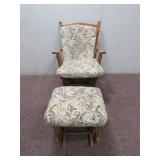 Rocking Chair w/ Footstool