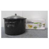 Metal Pot and Kuuk Potato Chipper