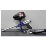 Piranha Paint Ball Gun w/ Hopper and CO2 Tank