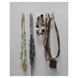 (4) Cookie Lee Necklaces w/ (1) Bracelet