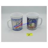 Pair of Plastic Snap-on Mugs
