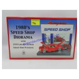 Snap-on 1980s Speed Shop Diorama w/ Lincoln Zephyr