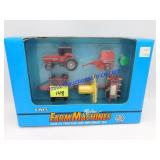 1/64 Ertl, Case IH Tractor & Implement Set
