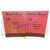 Lot of 2 IH Manuals