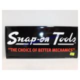 Snap-on 24x11 Black Tin Sign