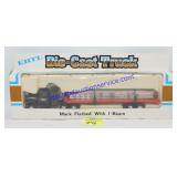 1/64 Mack Truck w/ Flatbed & I-Beam, Ertl