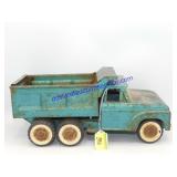 Vintage Structo Blue/Green Metal Dump Truck