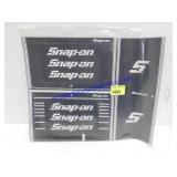 Set of Black Snap-on Toolbox Magnets