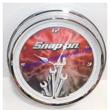 Snap-on Neon Clock, 16" wide