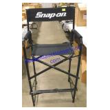 Black Snap-on Folding Tall Chair