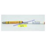 Pair of Bullet Pencils (Toy Farmer & New Idea)
