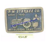 P.W. Stankee Co. Mitsubishi Tractors Belt Buckle