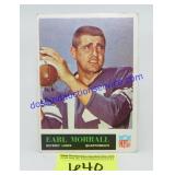 Vintage Earl Morrall Football Card