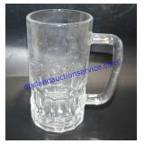 Set of 4 Glass Snap-on Beer Mugs