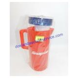Snap-on Red Plastic Pitcher & Cups