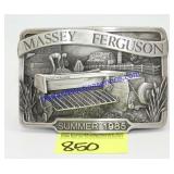 Massey Ferguson Summer 1985 Belt Buckle