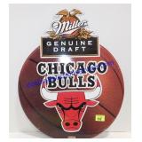 22x18 Chicago Bulls/Miller Genuine Draft Tin Sign