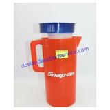 Snap-on Red Plastic Pitcher & Cups