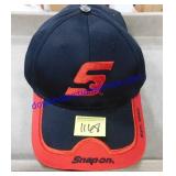 Lot of (13) Red/Black Snap-on Hats