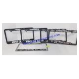 Lot of 5 License Plate Covers