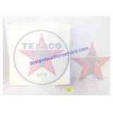Pair of Texaco Stickers