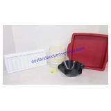Ice Cube Trays, Rubber Baking Pans, Etc..