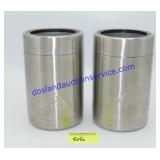 Pair of Metal Insulated Koozies
