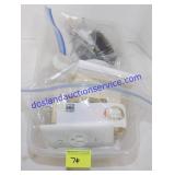Small tote of Misc. Electric Supplies