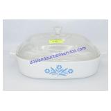Vintage Corning Ware Cornflower Blue Square Dish