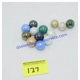 Lot of Opalescent Marbles