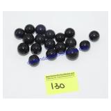 Lot of Black Marbles