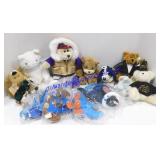 Variety of Small Stuffed Animals