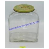 Vintage Planters Peanuts Jar (9")