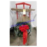 Decorative Holiday Sleigh (53 x 23)