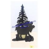 Decorative Moose Candle Holder (13")