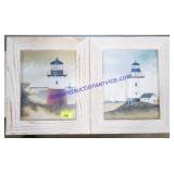 Pair of Lighthouse Pictures (13 x 11)
