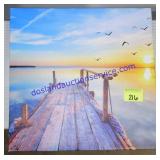 Canvas Beach Print (12 x 12)