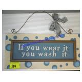 Laundry Sign (12 x 6)
