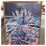 Color Pencil Puzzle Picture (30 x 24)