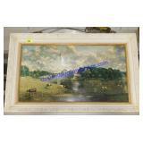 Vintage Canvas Painting 32x20