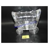 Shannon Crystal Covered Wagon Dish