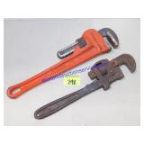 12" Snap On Wrench & 10" Wrench