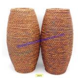 Pair of 12" Weeve Baskets