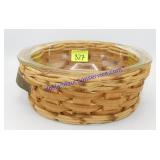 Pyrex 2 pt. Round Dish & Pot Holder