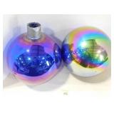 Pair of Decorative Yard Globes