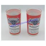 Pair of Budweiser Glasses