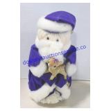 Purple Santa Tree Topper