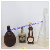 Decanters, Whiskey Bottles, Etc..