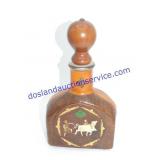 Leather Bound Decanter (11")